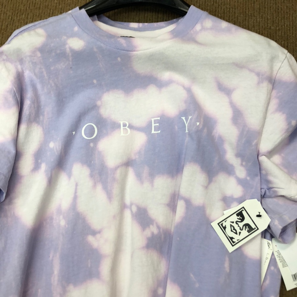 Obey t shirt tie die